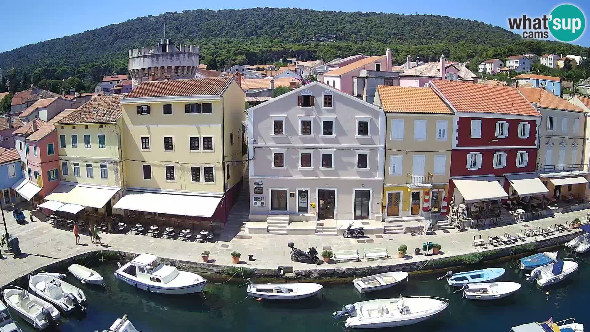 Lussingrande webcam – Piazzetta