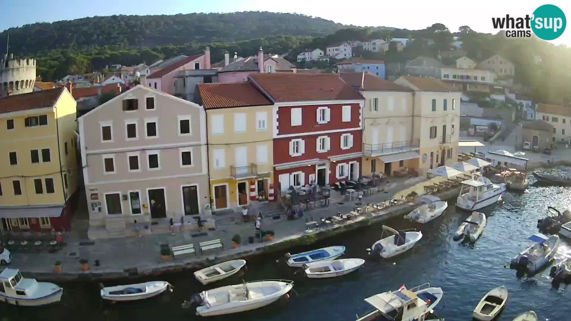Lussingrande webcam – Piazzetta