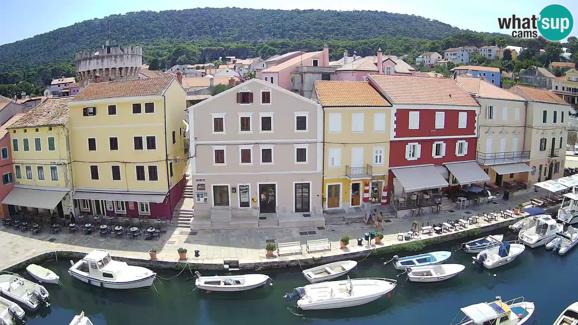 Lussingrande webcam – Piazzetta
