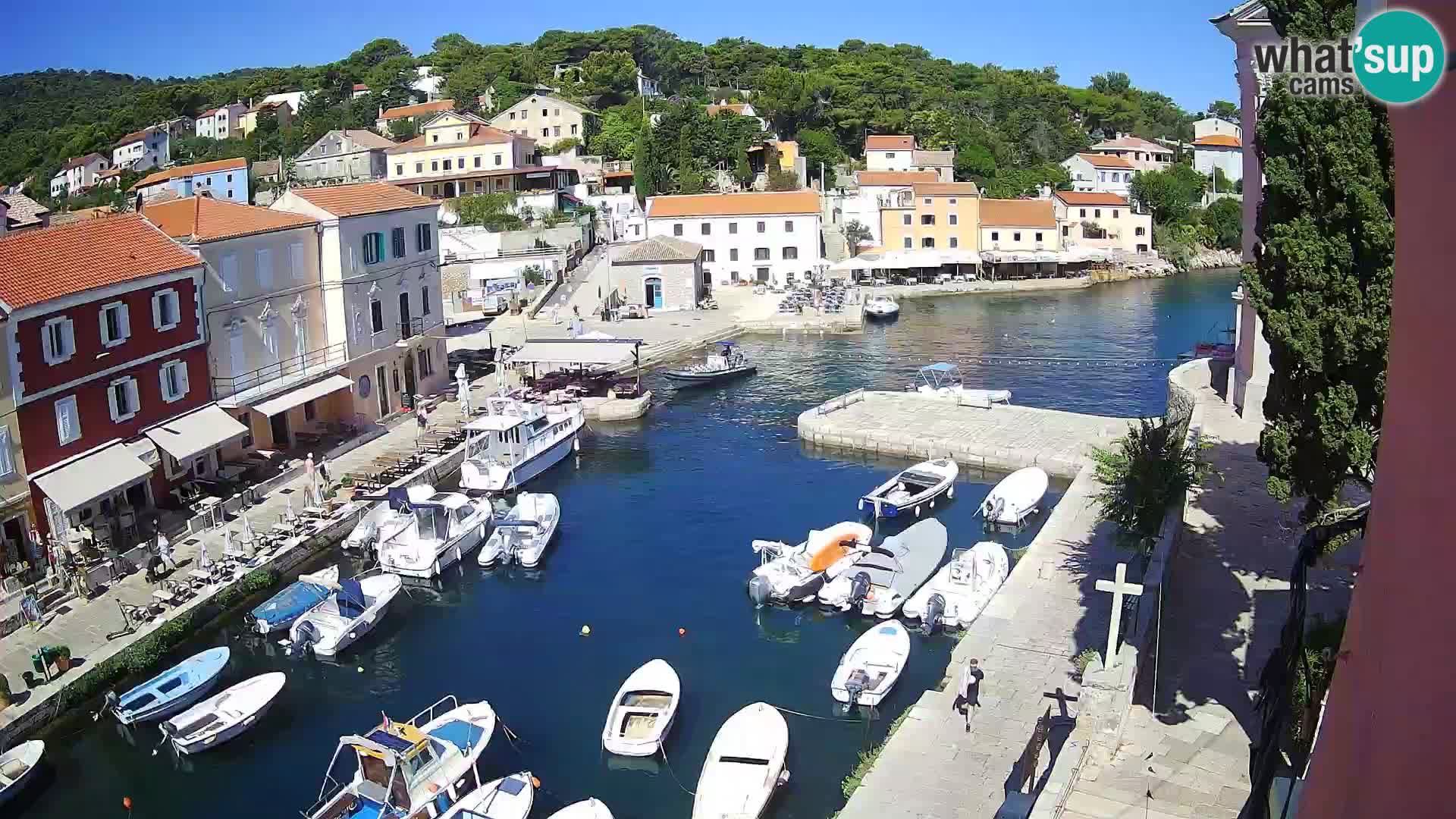 Lussingrande webcam – Piazzetta