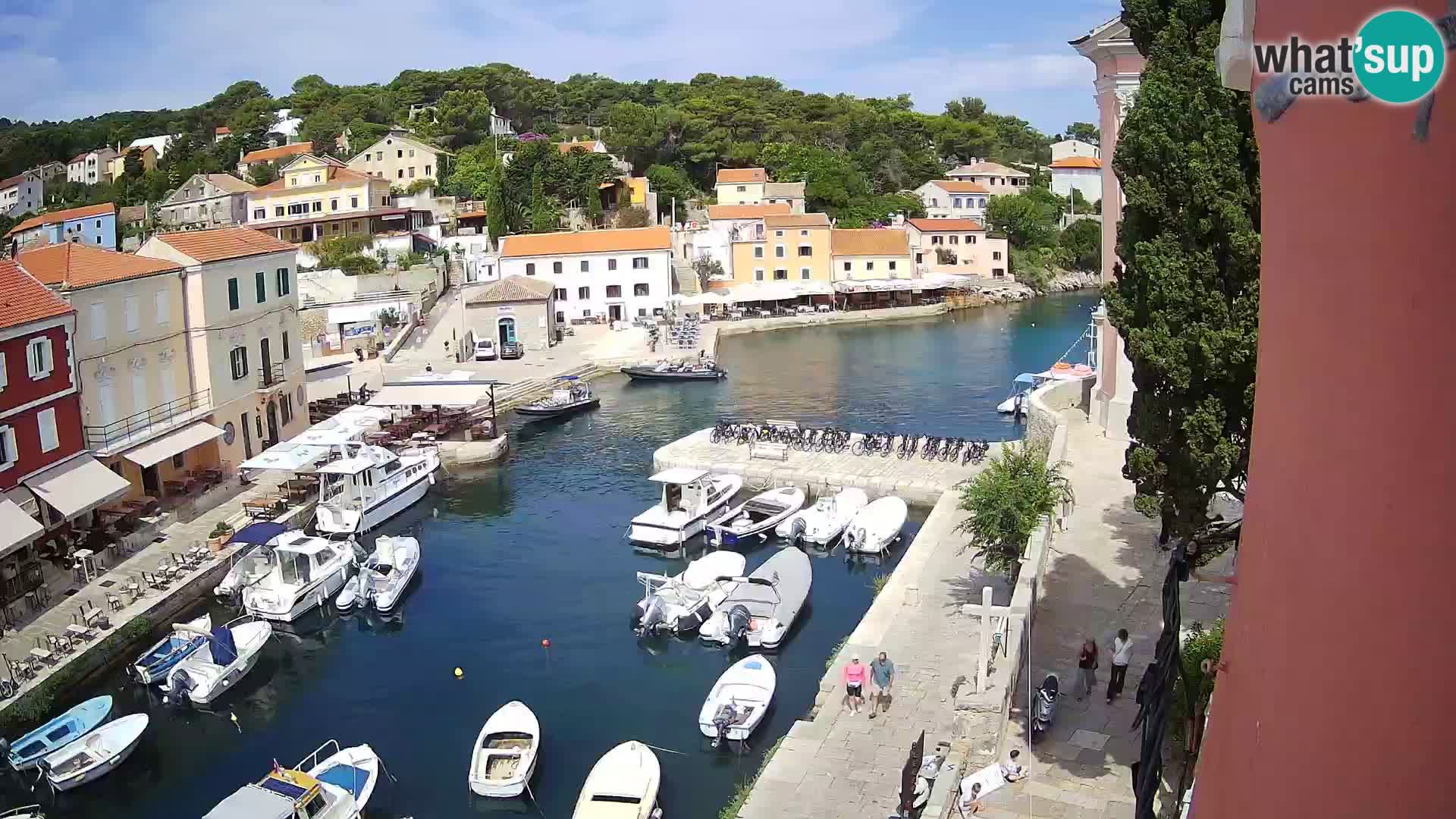 Veli Lošinj camera en vivo – plaza