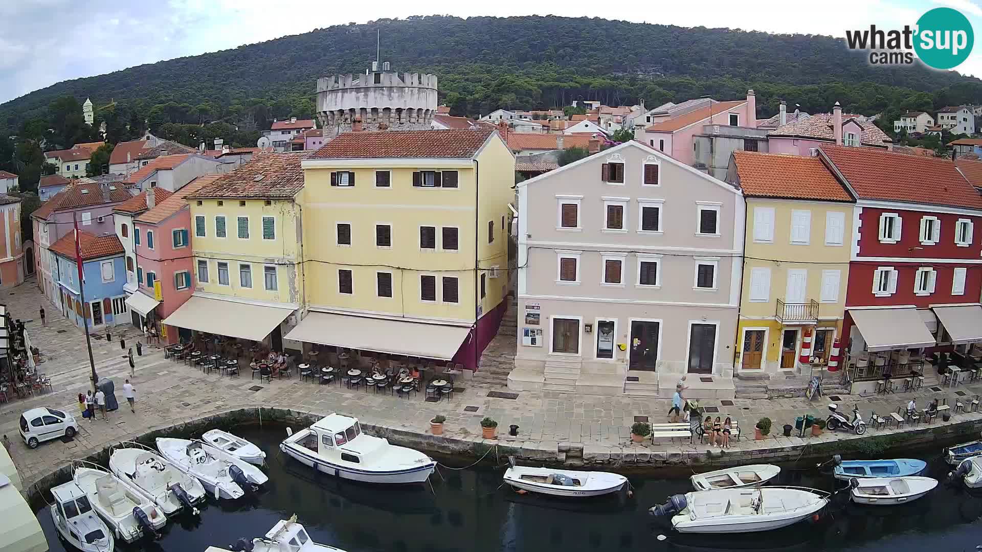 Veli Lošinj camera en vivo – plaza