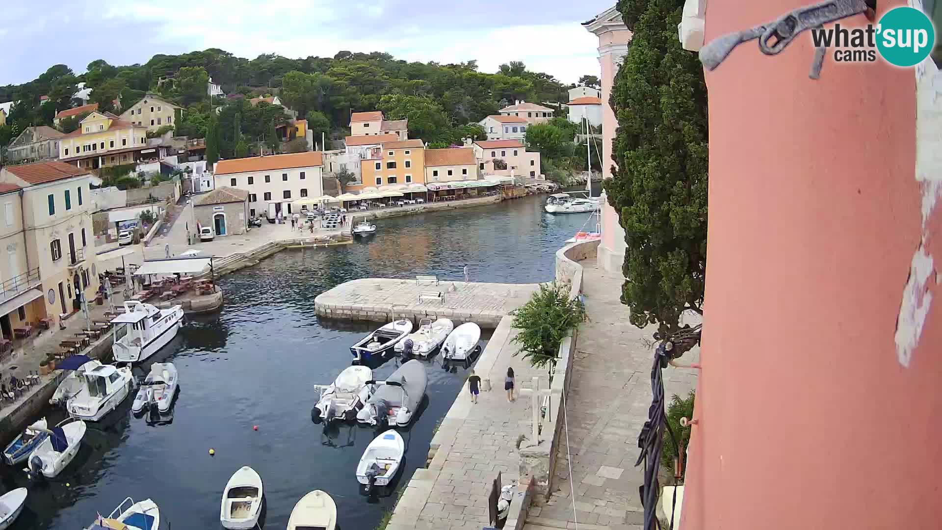 Veli Lošninj webcam – main square