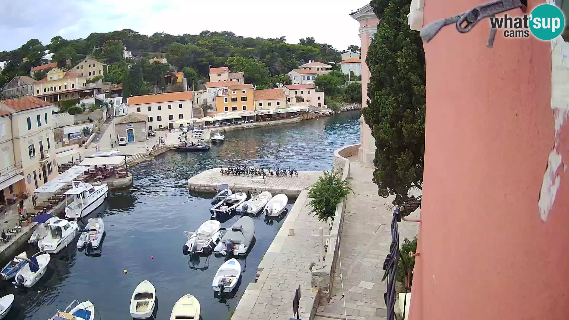 Veli Lošinj web kamera – trgič