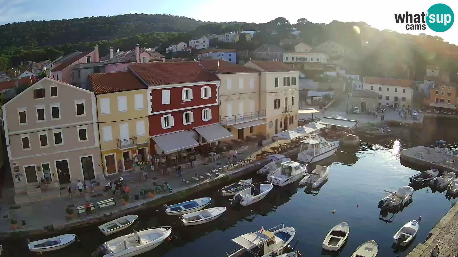 Lussingrande webcam – Piazzetta