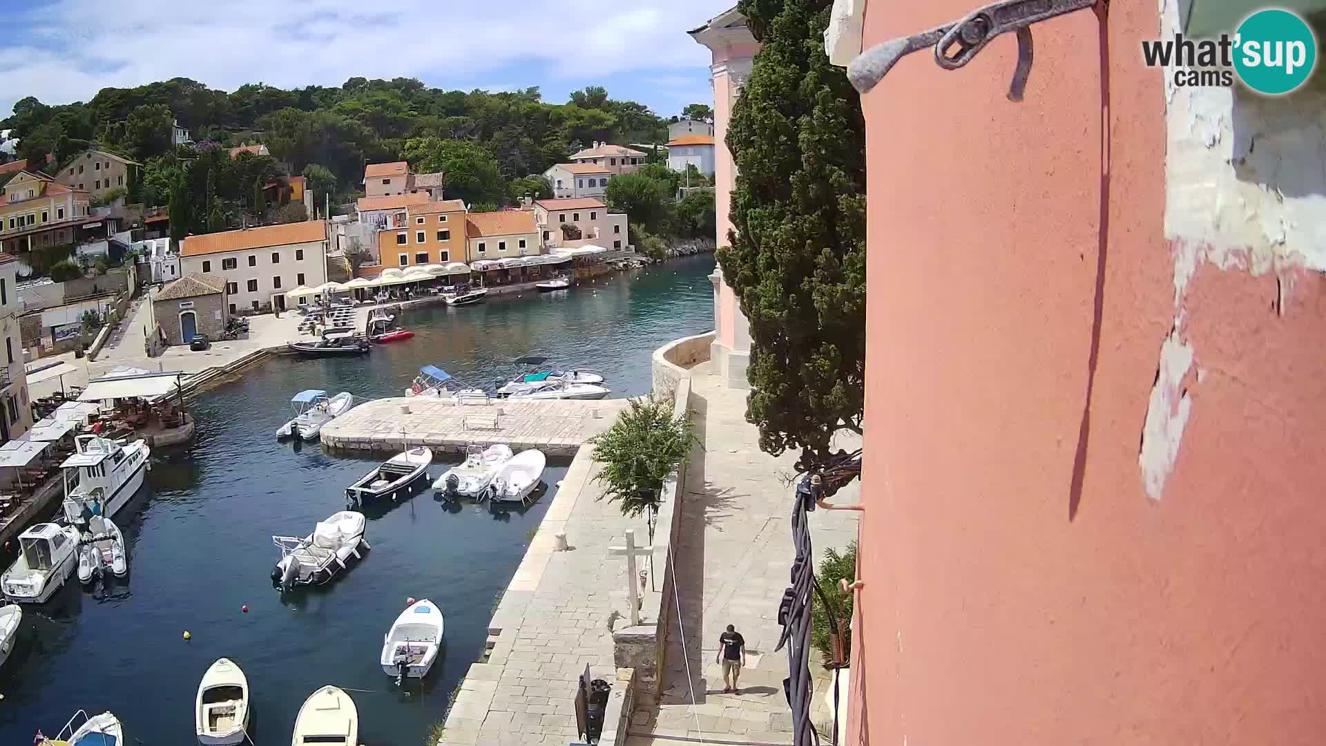 Veli Lošinj spletna kamera – trg