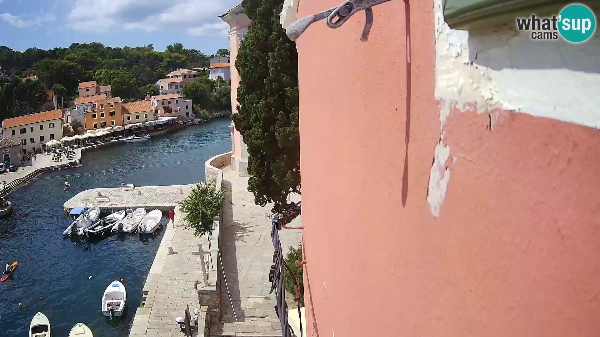 Veli Lošinj spletna kamera – trg