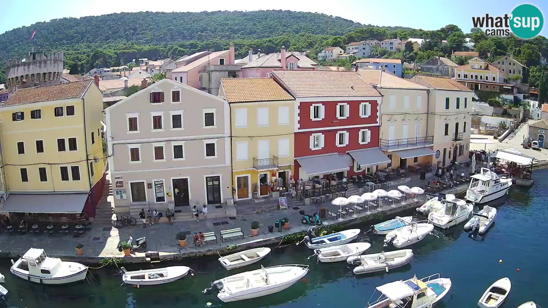 Veli Lošinj camera en vivo – plaza
