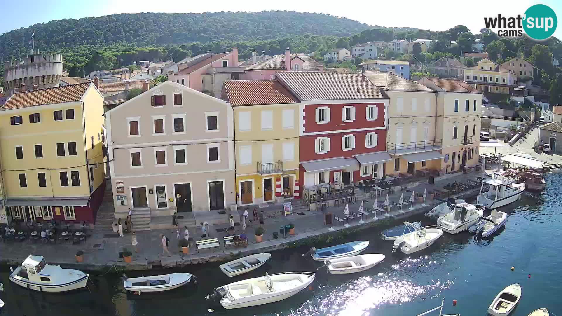 Veli Lošinj camera en vivo – plaza
