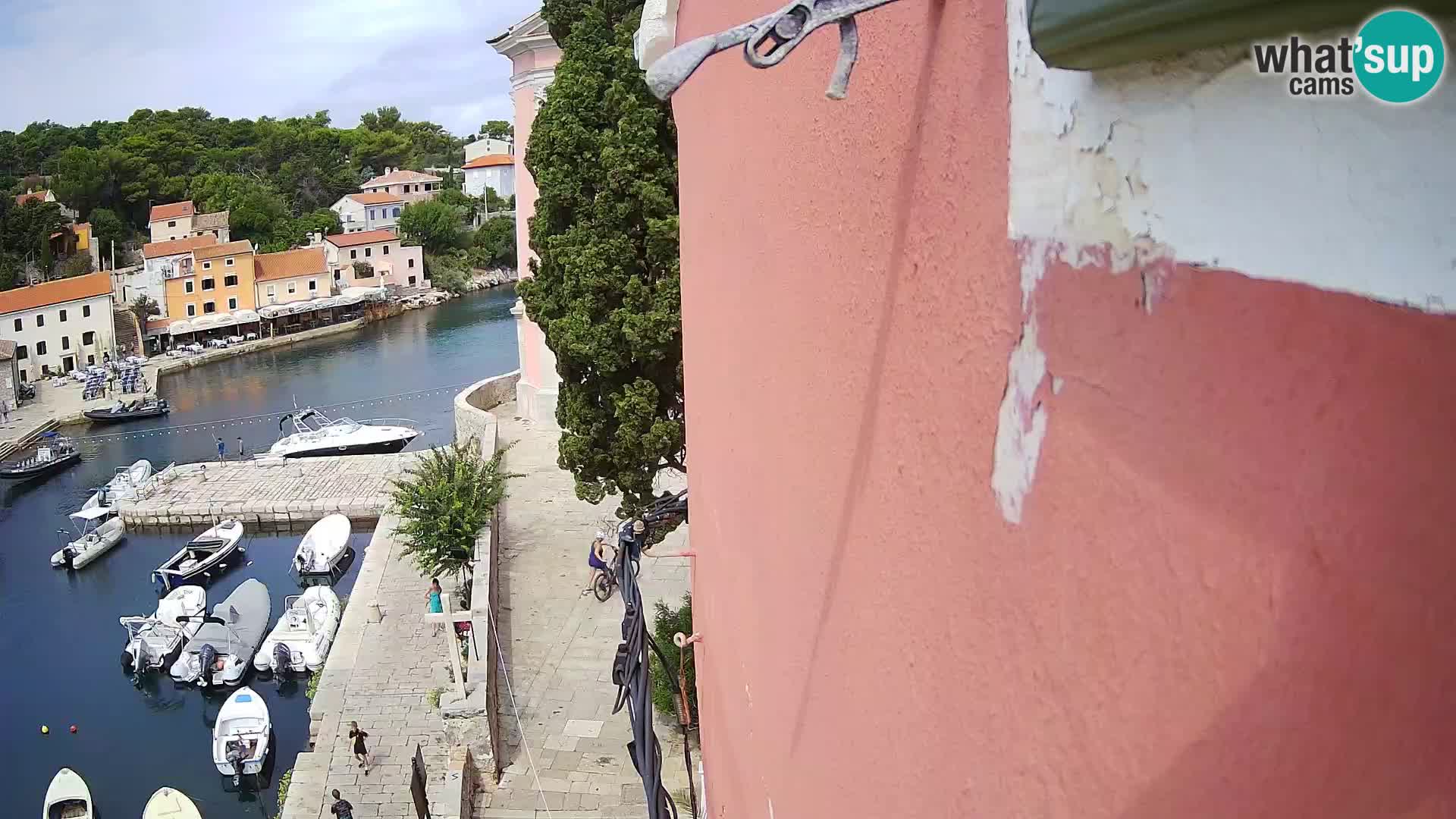 Veli Lošinj web kamera – trgič
