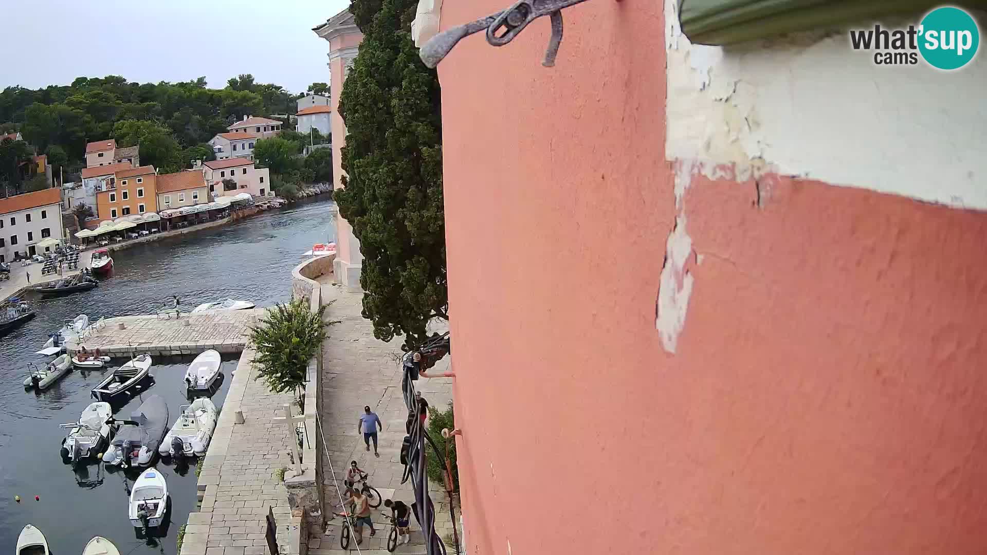 Veli Lošinj web kamera – trgič