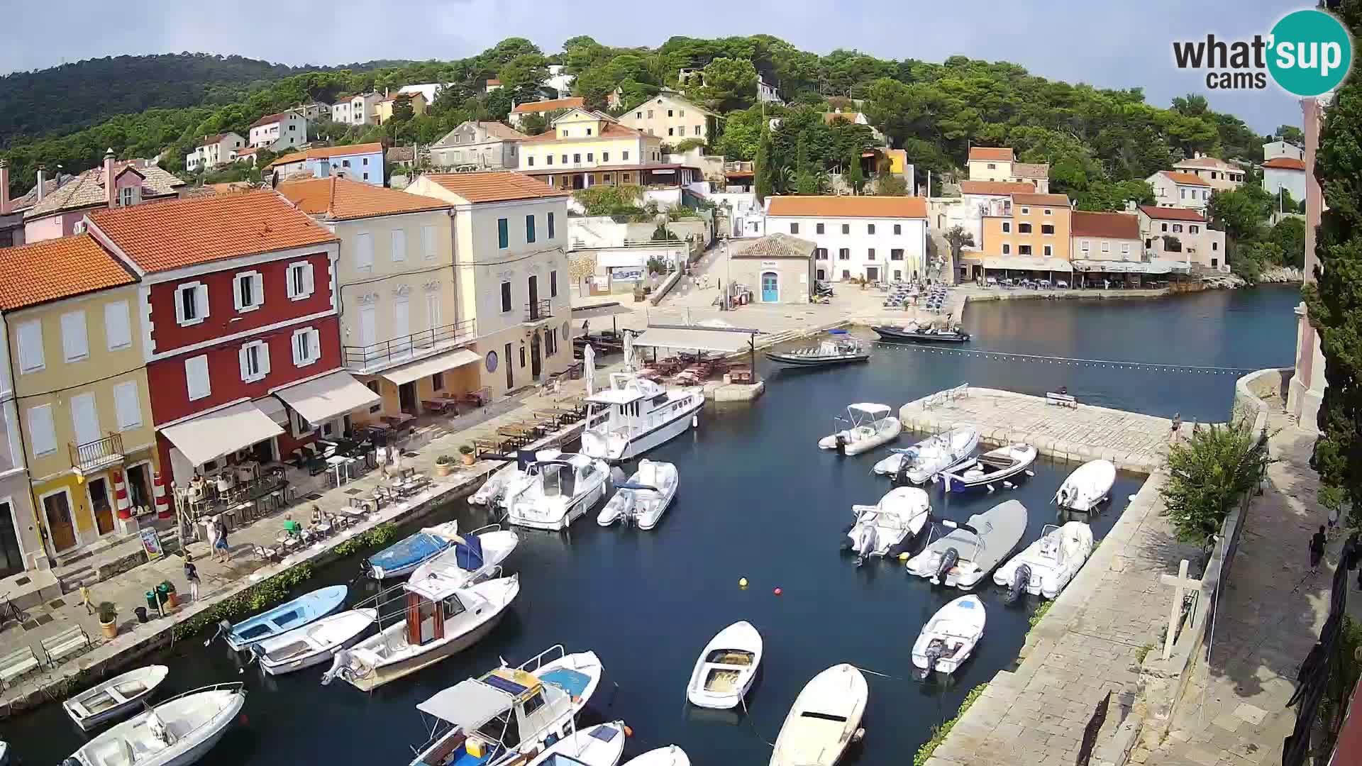 Veli Lošinj camera en vivo – plaza