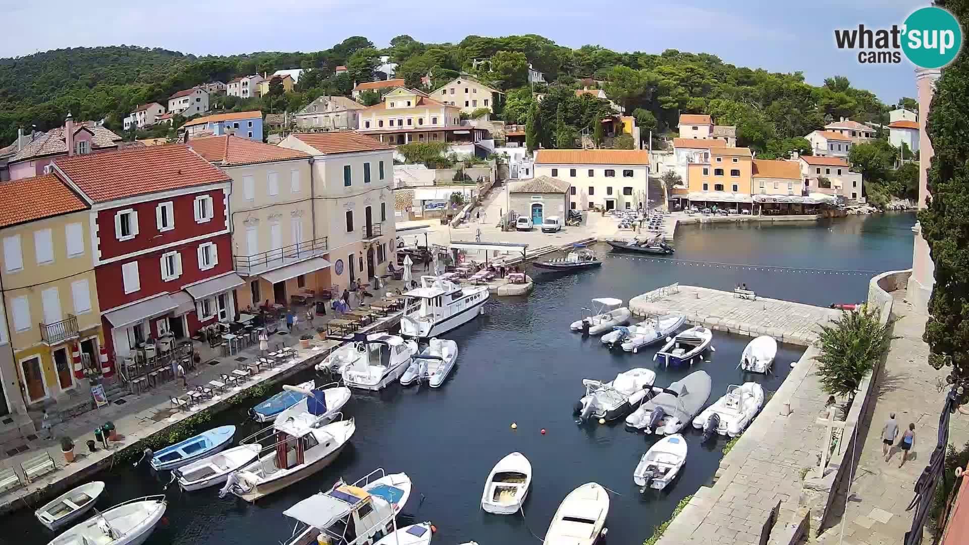 Veli Lošinj web kamera – trgič