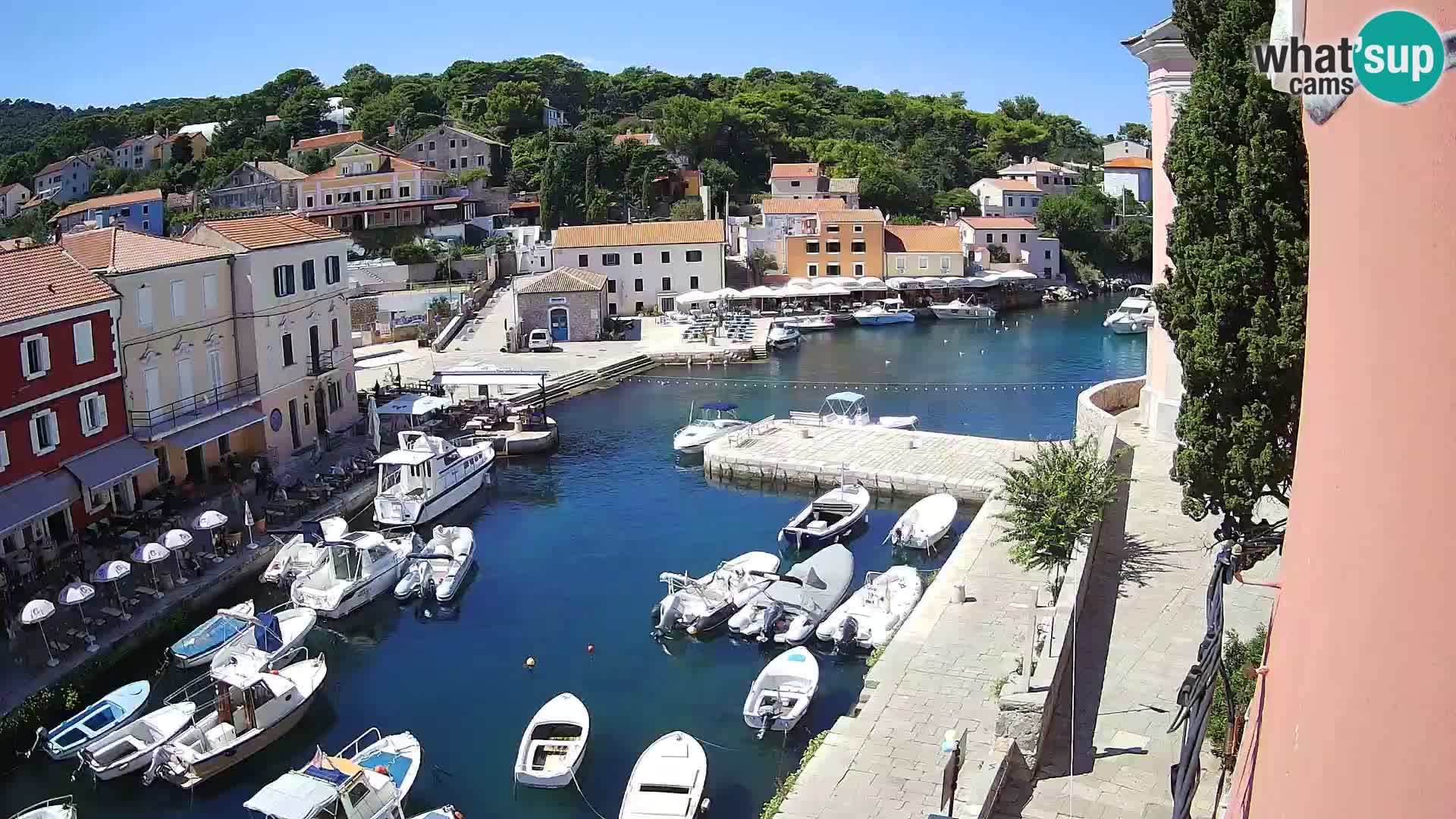 Veli Lošinj web kamera – trgič