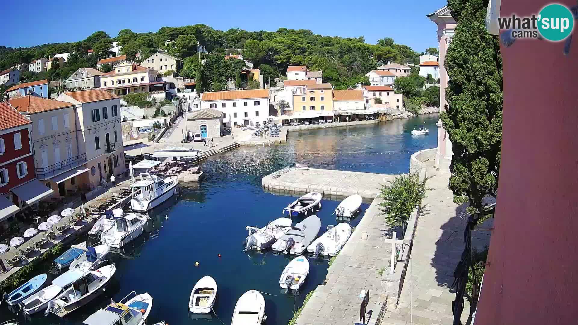 Veli Lošinj web kamera – trgič