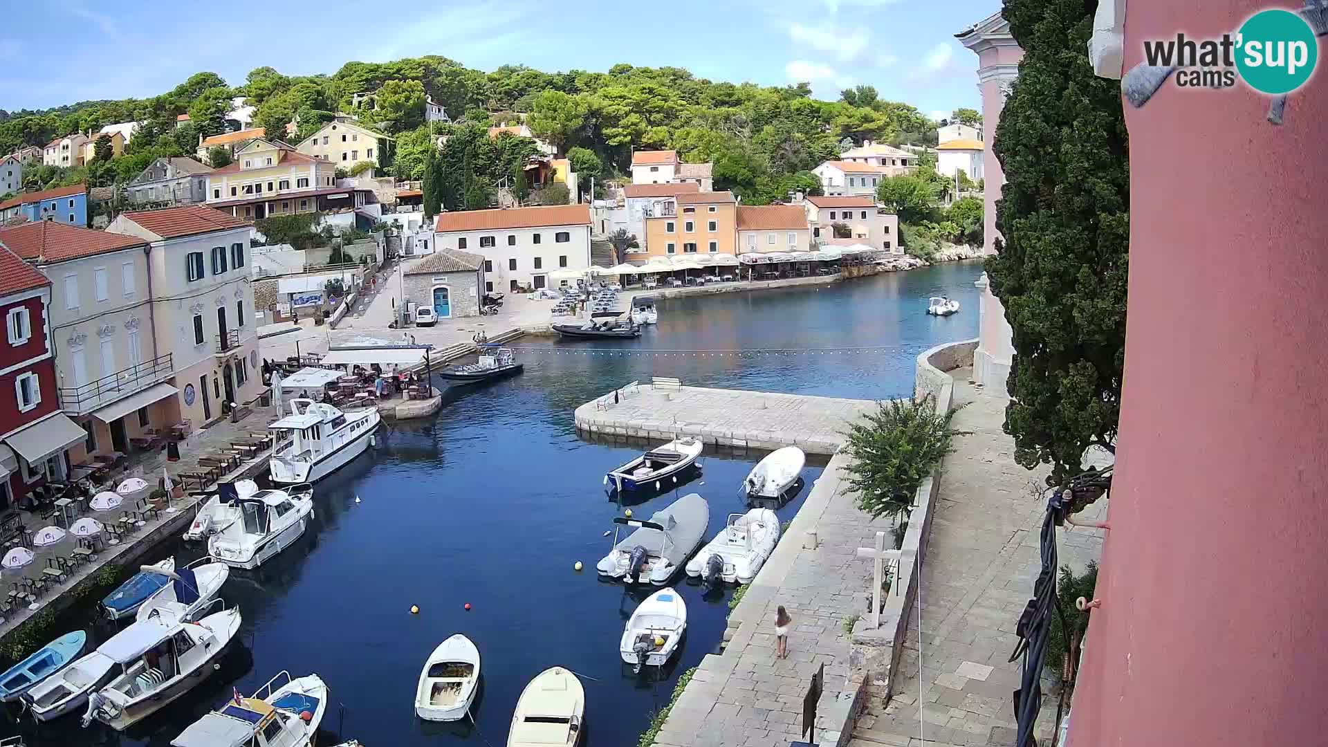 Veli Lošinj spletna kamera – trg