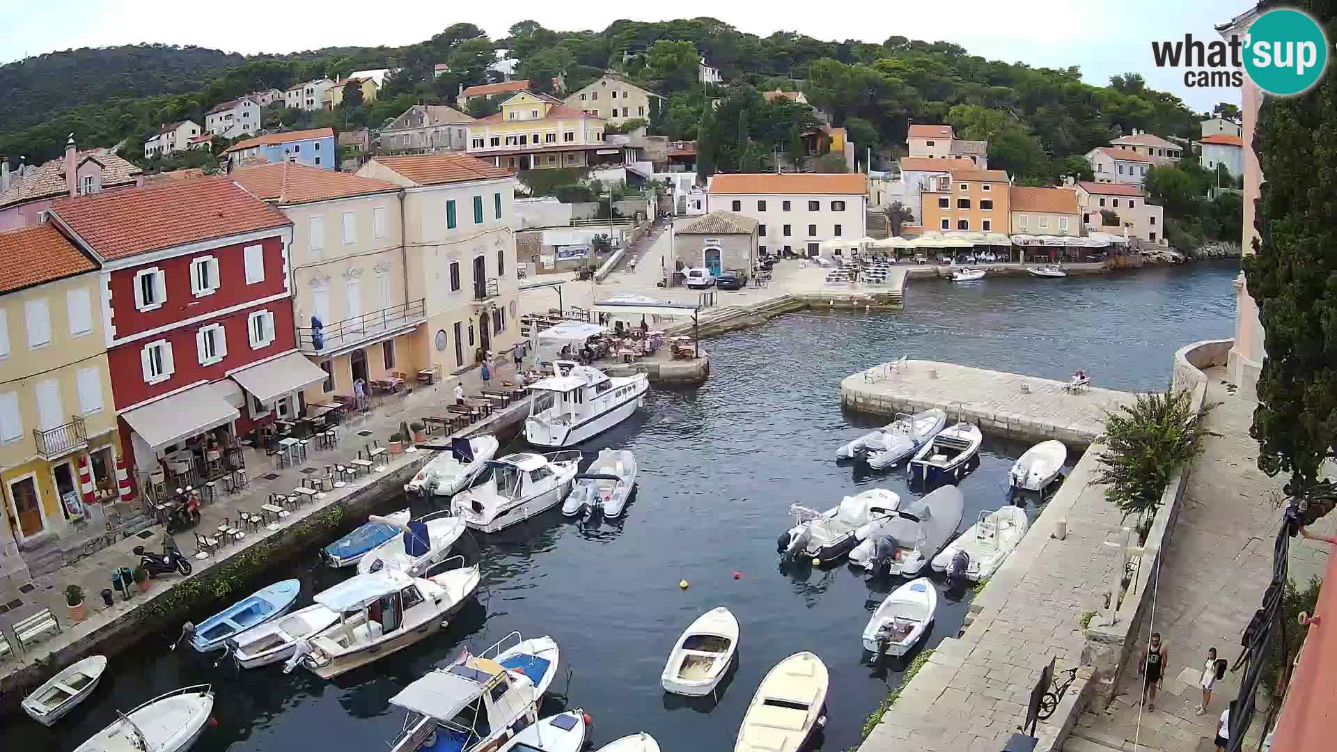 Veli Lošinj camera en vivo – plaza