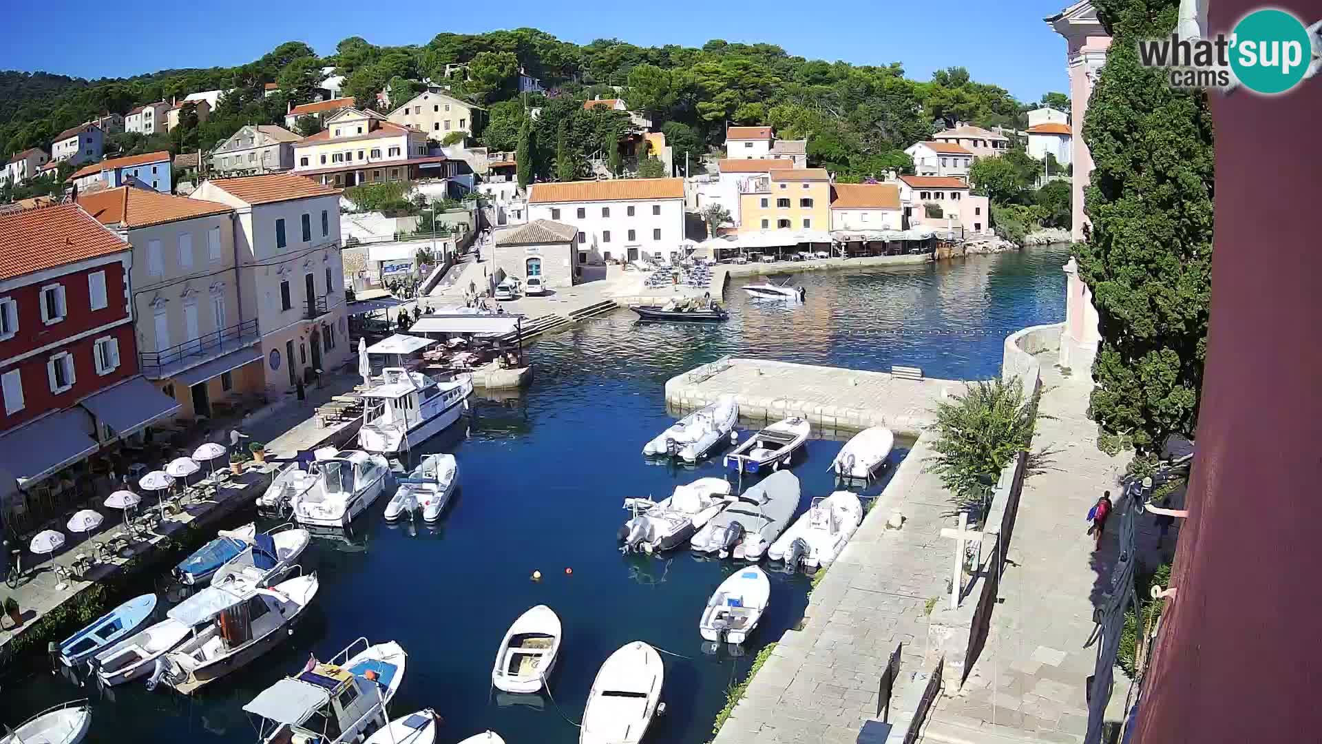 Veli Lošinj web kamera – trgič