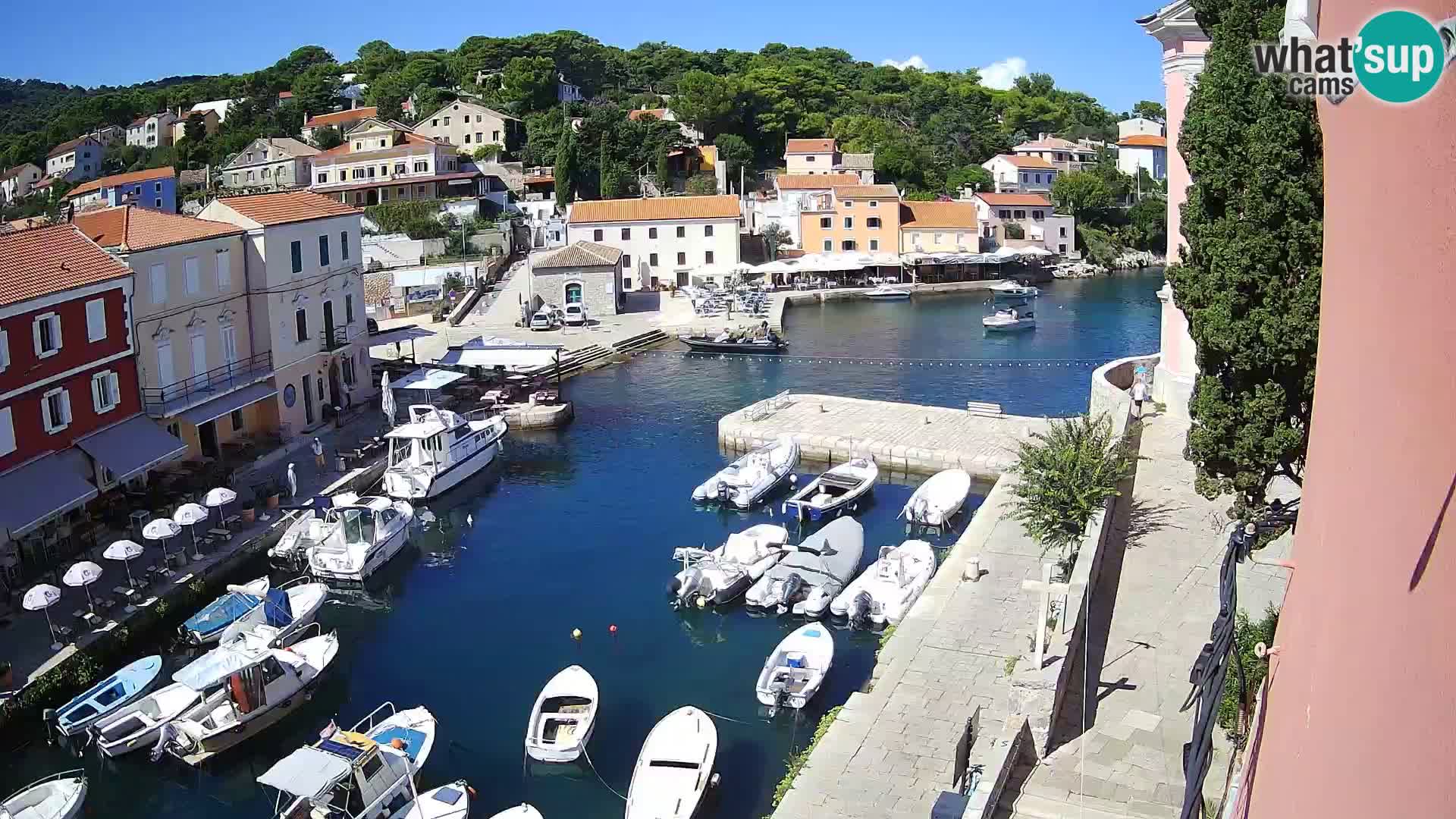 Veli Lošinj camera en vivo – plaza