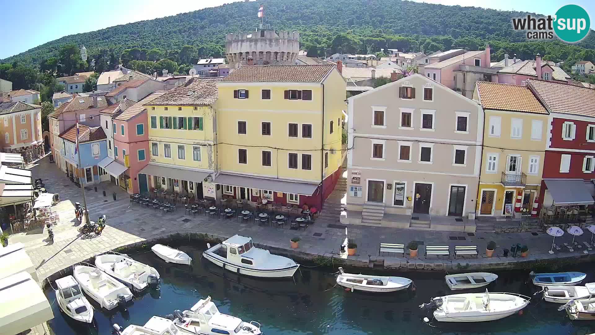 Veli Lošinj camera en vivo – plaza