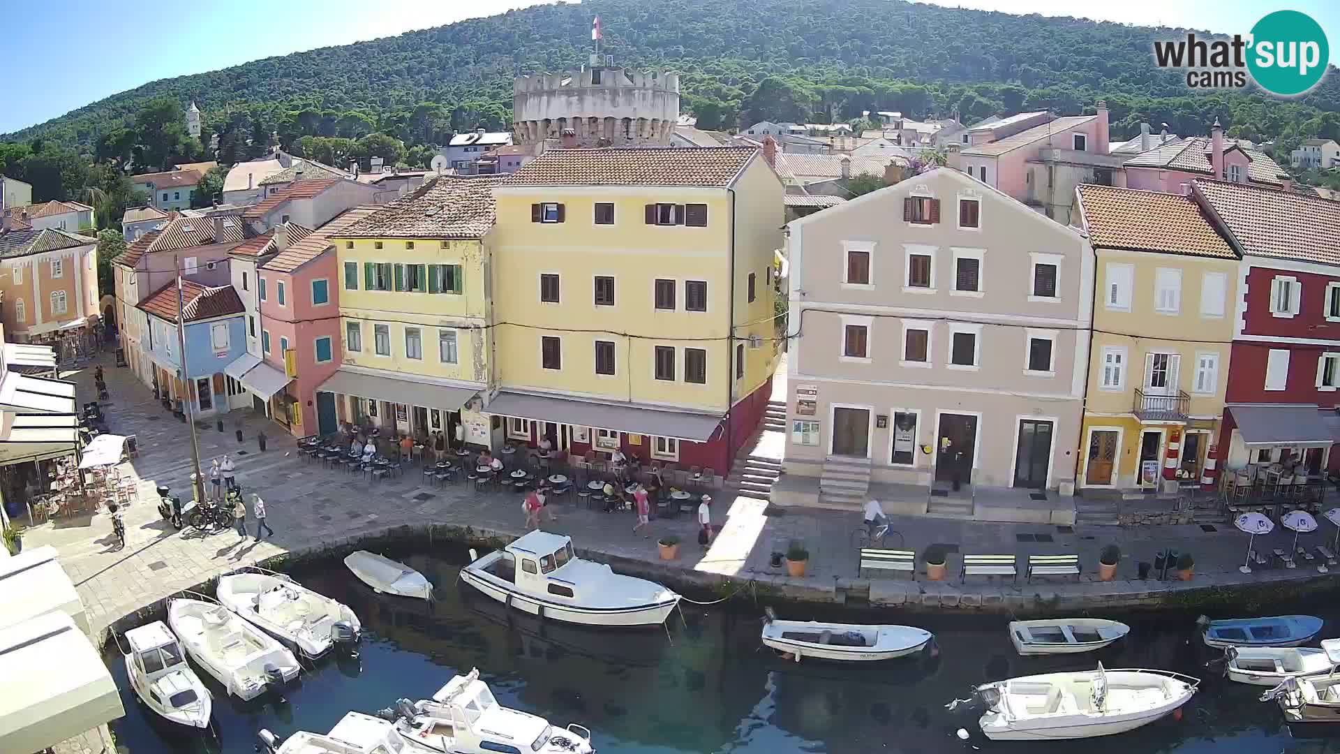 Veli Lošinj web kamera – trgič