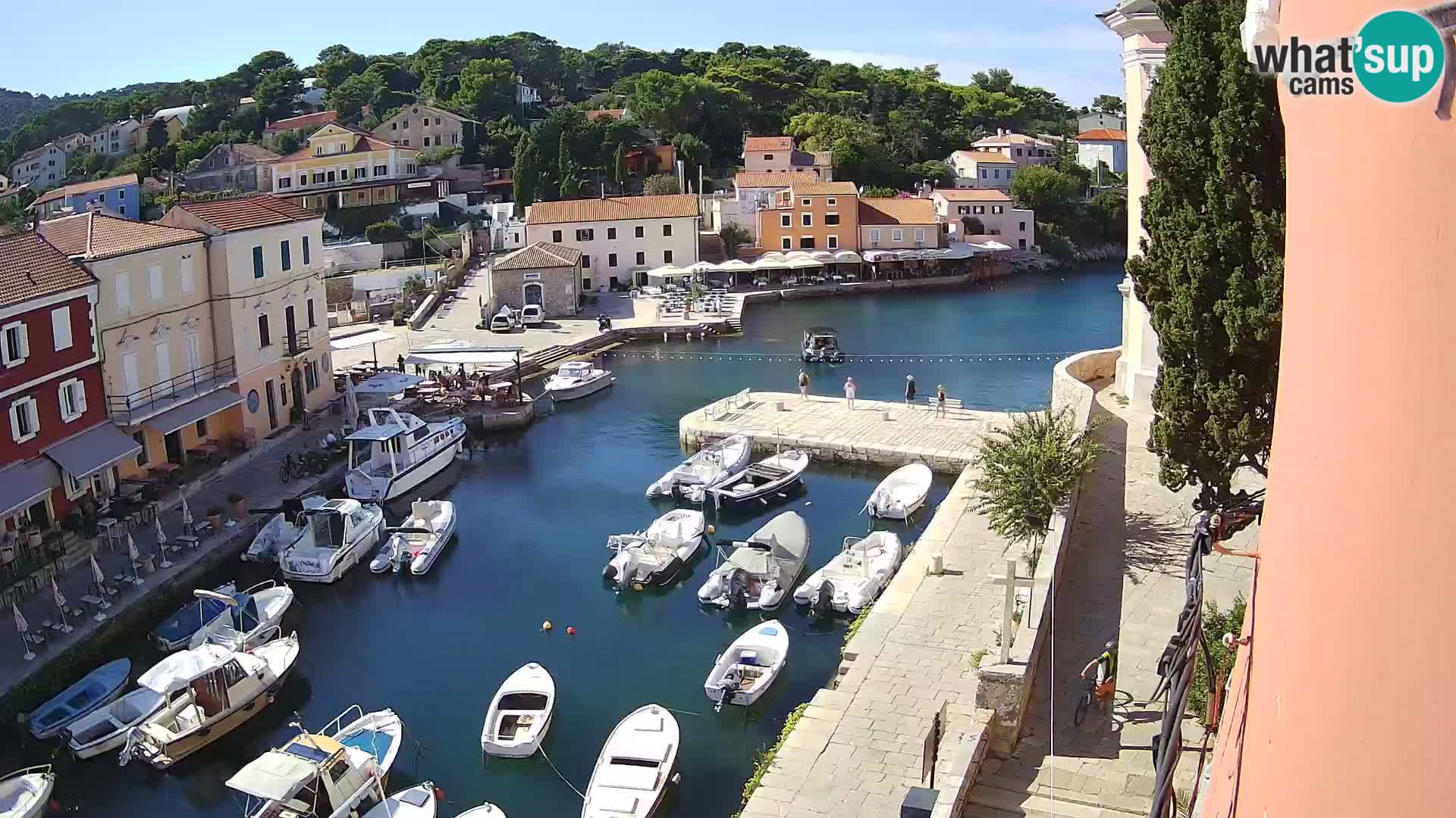 Veli Lošinj web kamera – trgič
