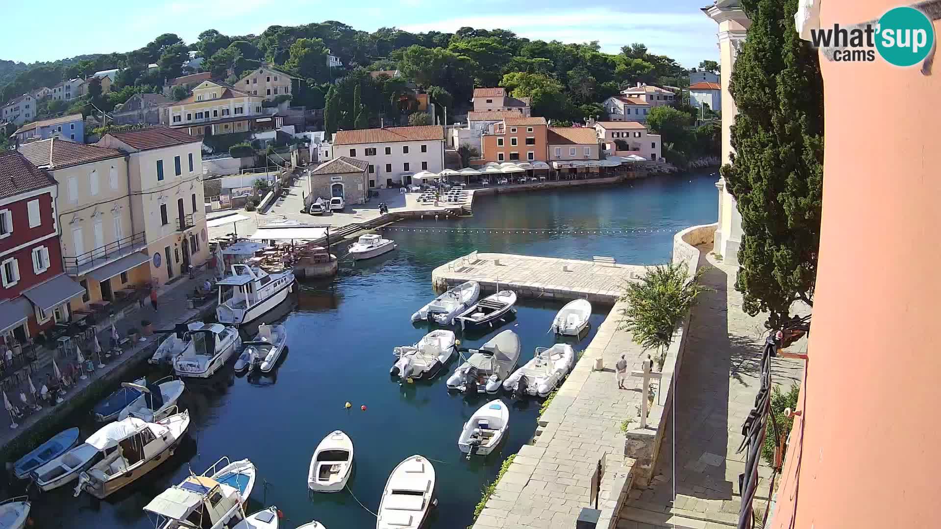 Veli Lošinj web kamera – trgič