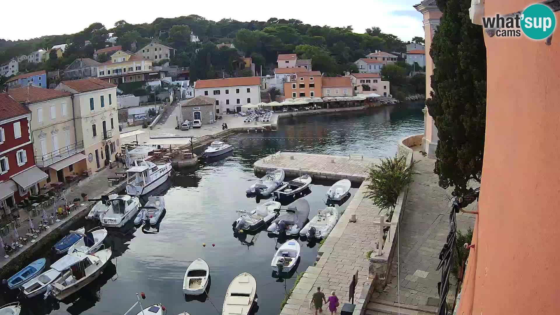 Veli Lošinj camera en vivo – plaza