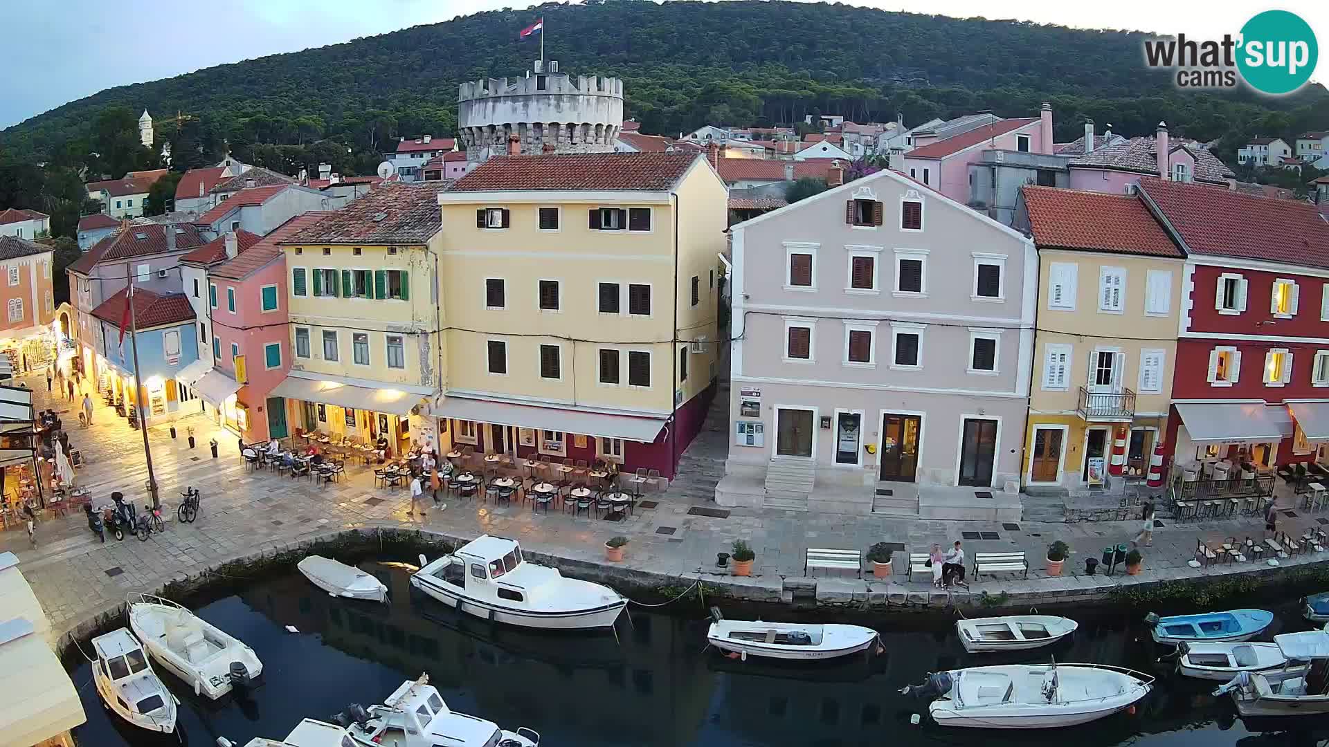 Veli Lošinj camera en vivo – plaza