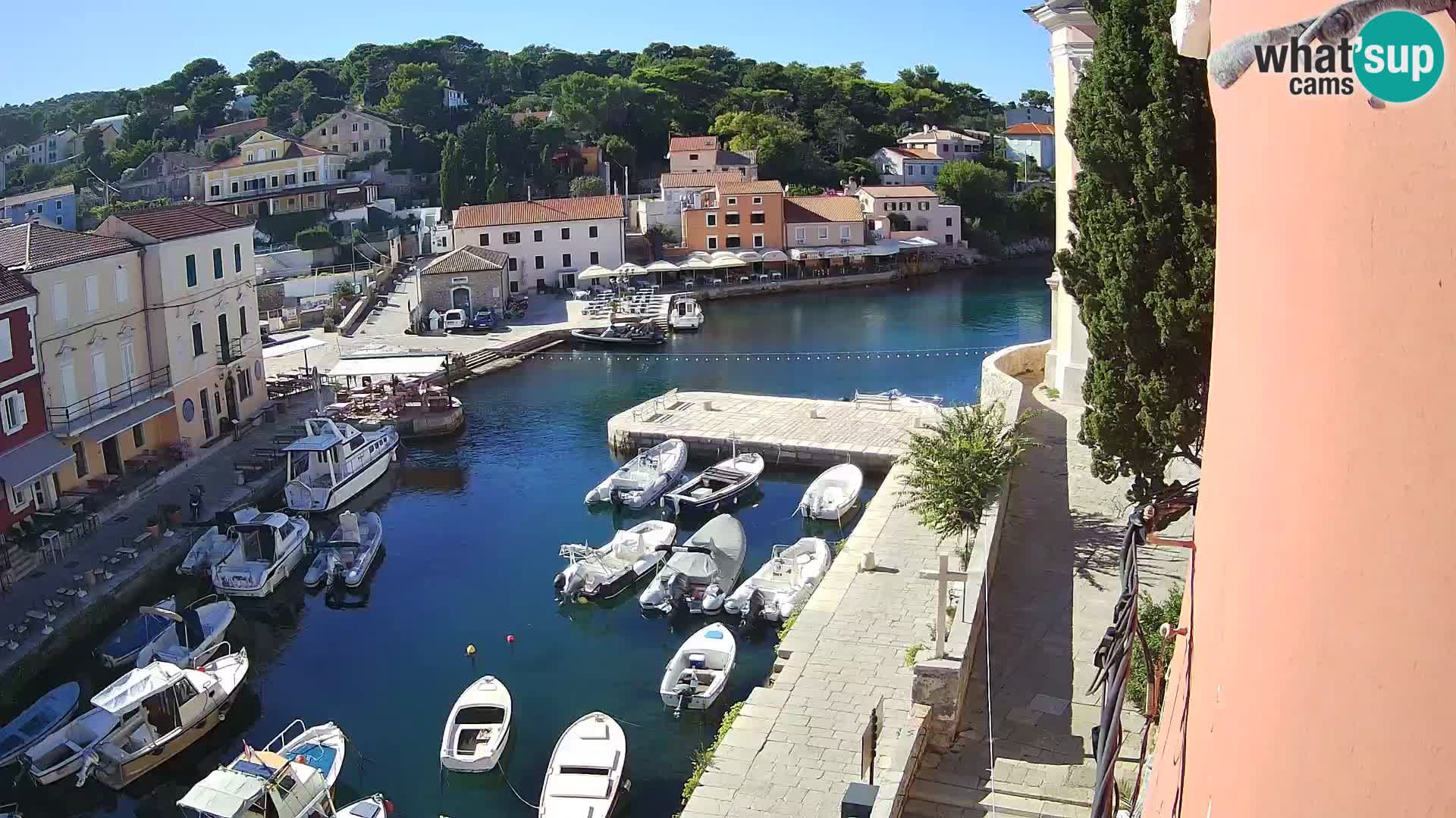Veli Lošinj web kamera – trgič