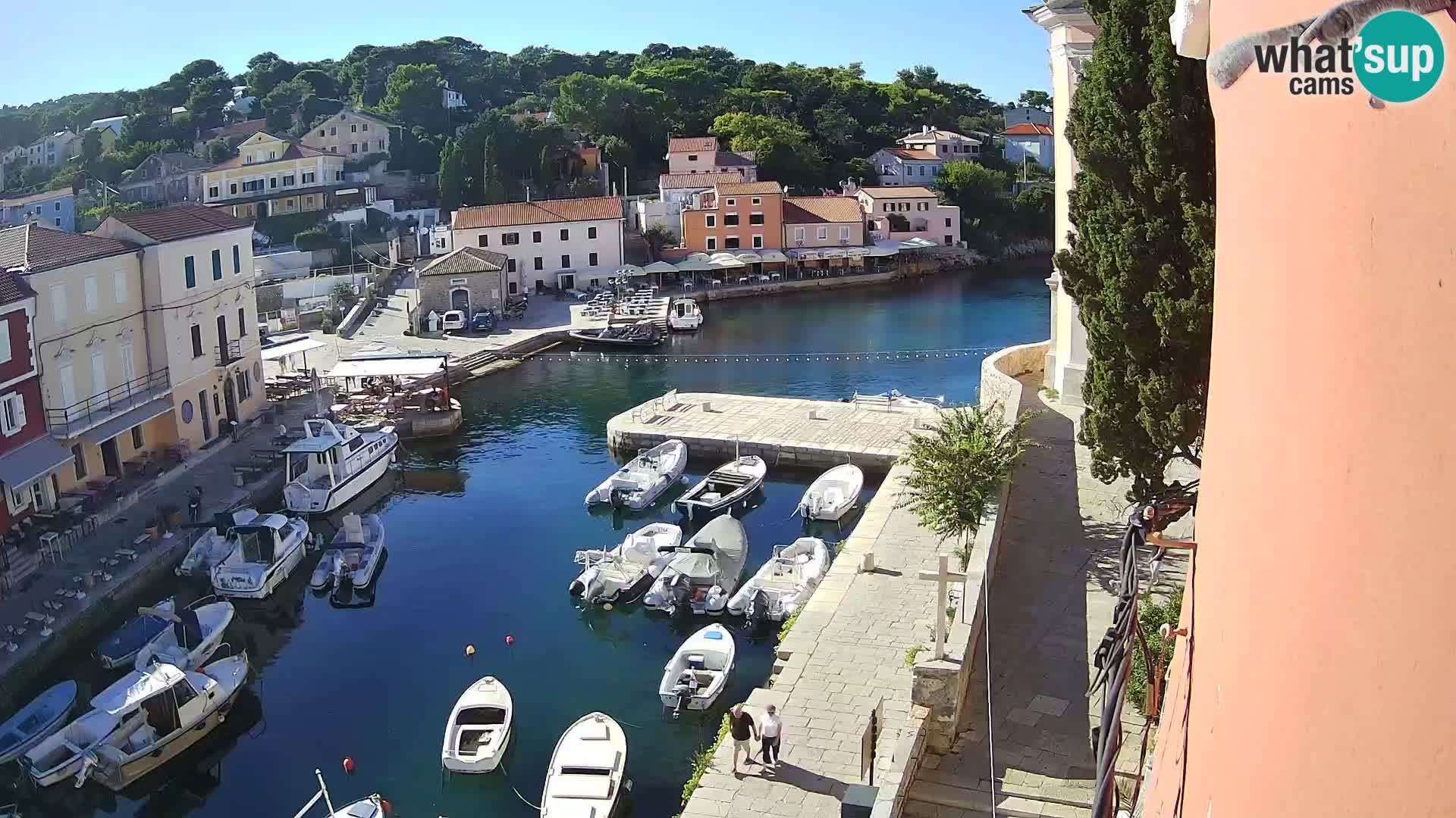 Veli Lošinj camera en vivo – plaza