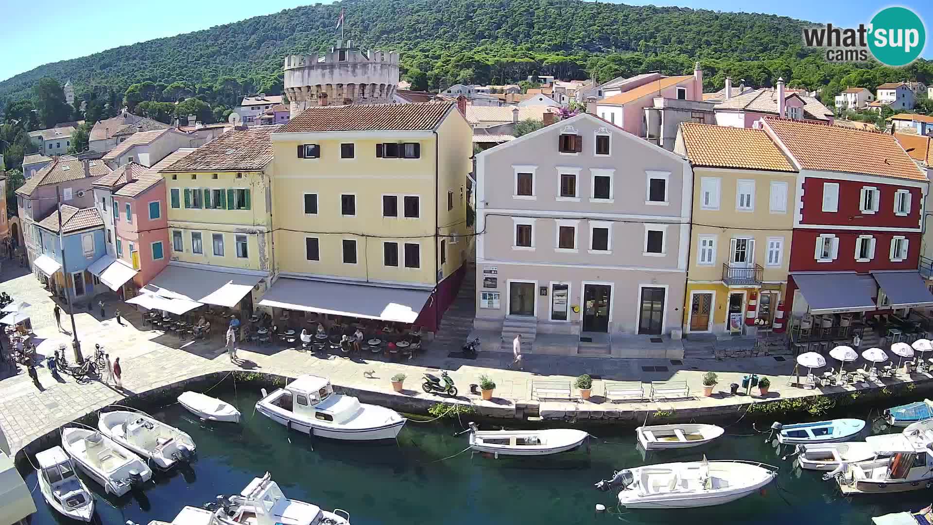 Veli Lošinj camera en vivo – plaza