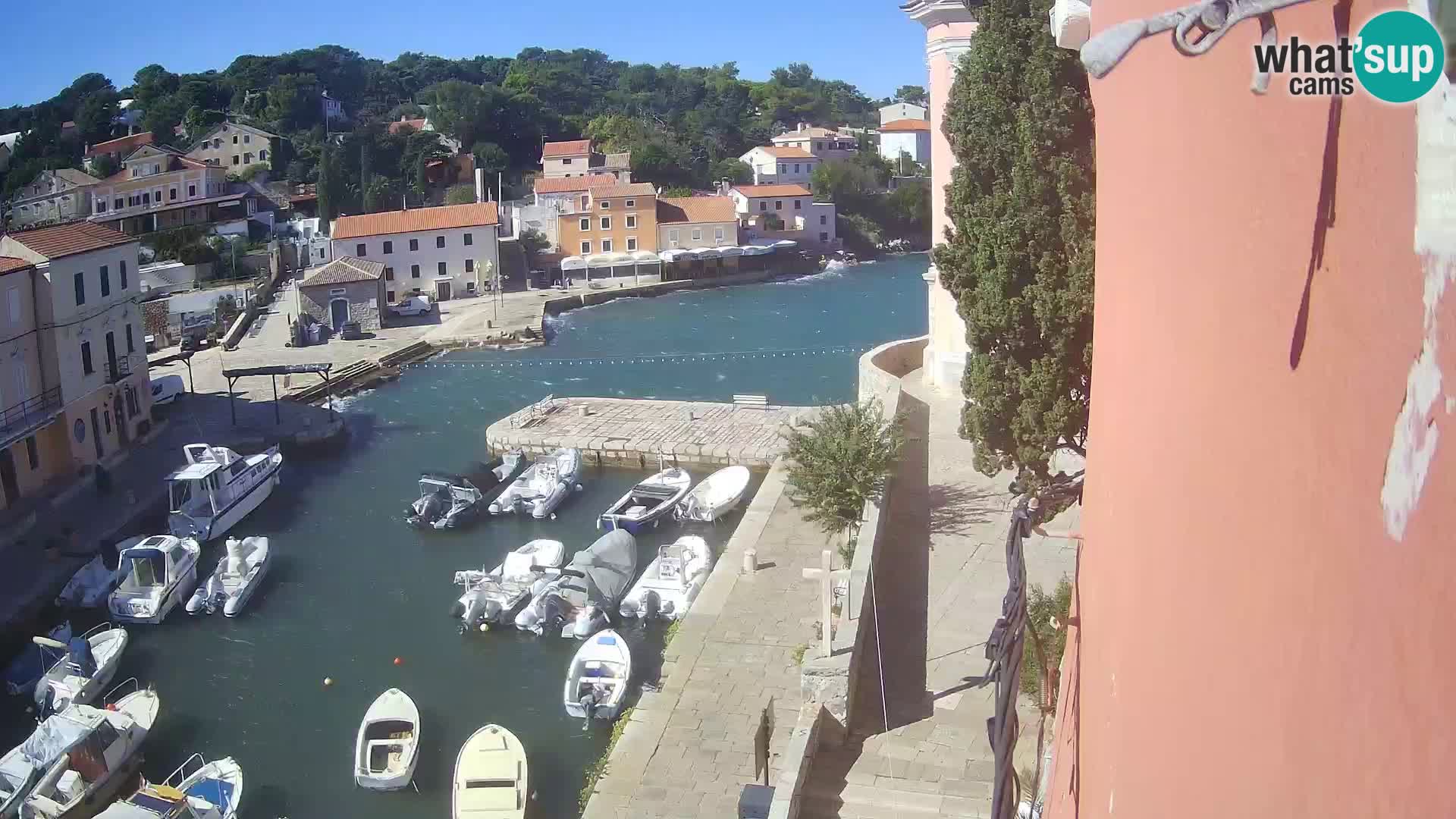 Veli Lošinj web kamera – trgič