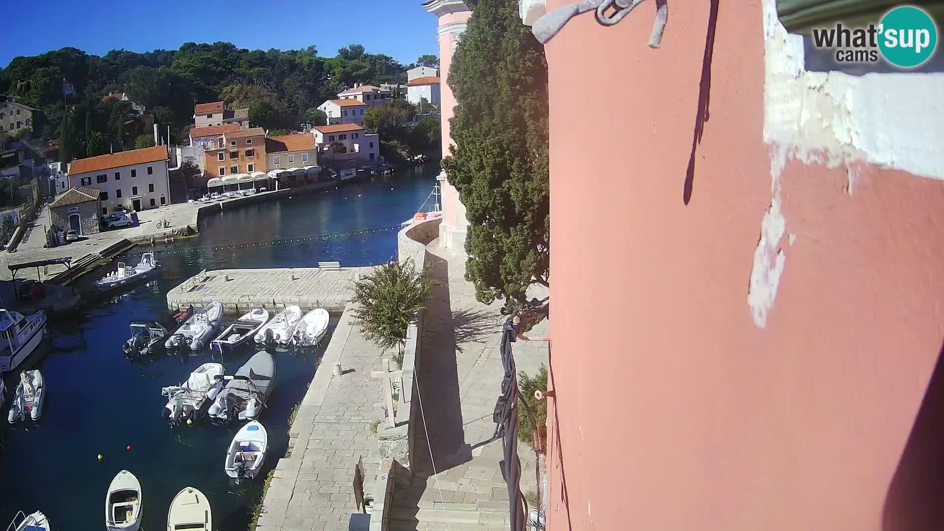 Veli Lošinj web kamera – trgič
