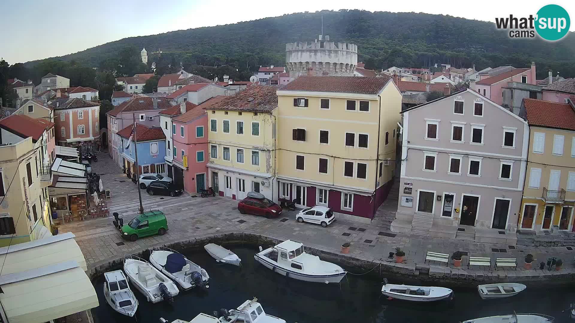 Veli Lošinj web kamera – trgič