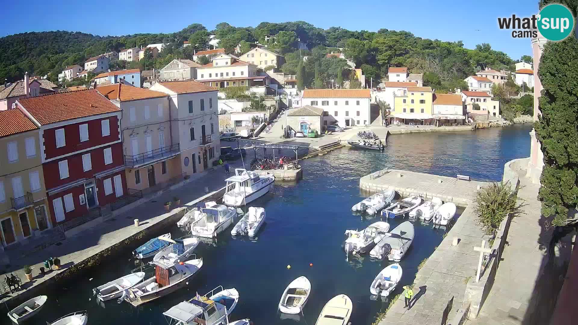 Veli Lošinj camera en vivo – plaza