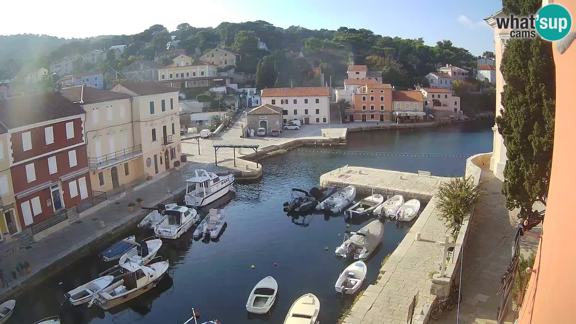 Veli Lošinj camera en vivo – plaza