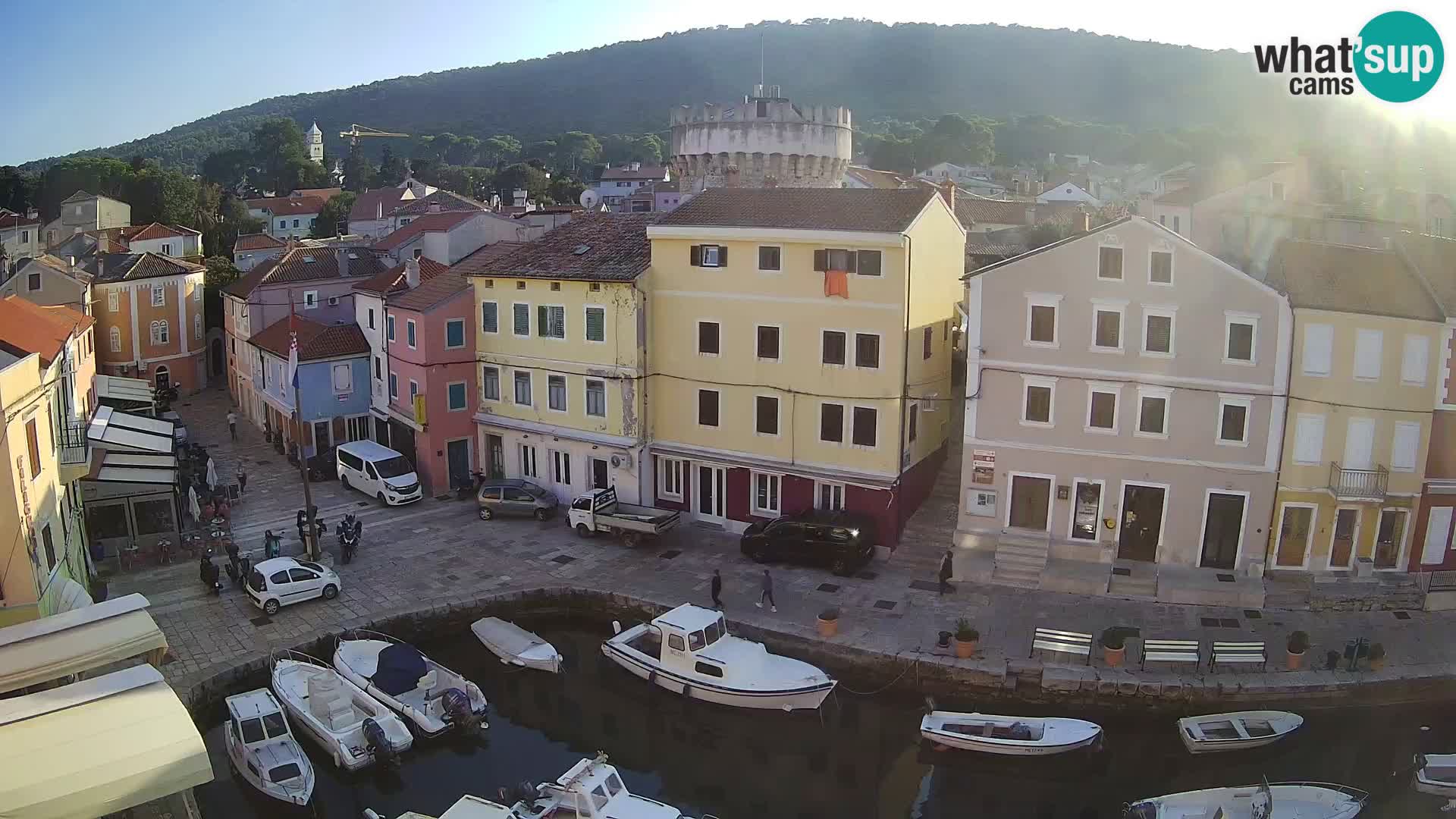 Veli Lošinj camera en vivo – plaza