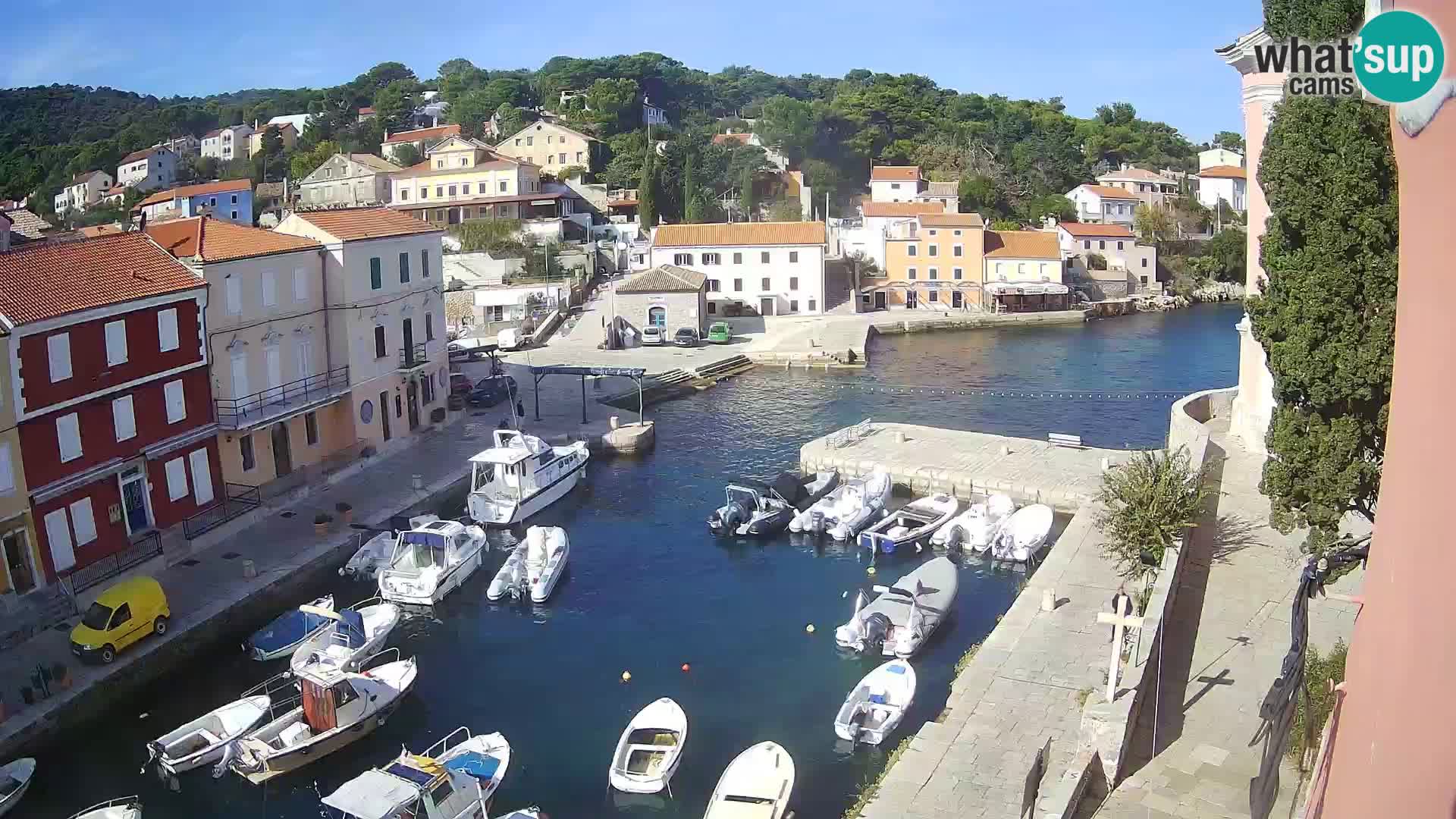 Veli Lošinj camera en vivo – plaza