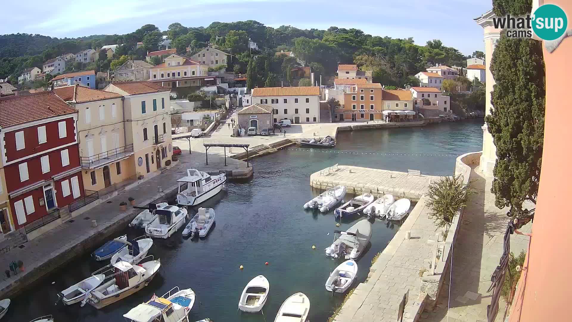 Veli Lošinj camera en vivo – plaza