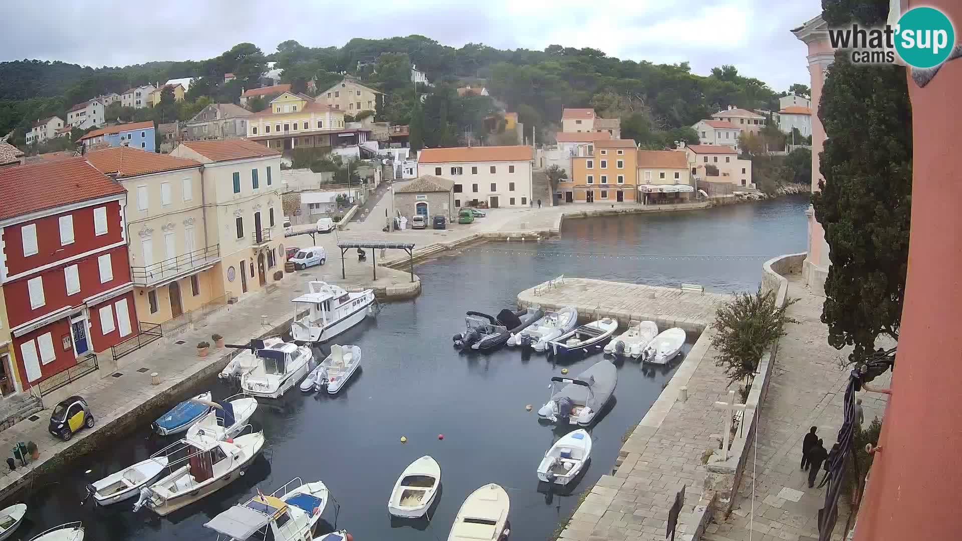 Veli Lošinj web kamera – trgič