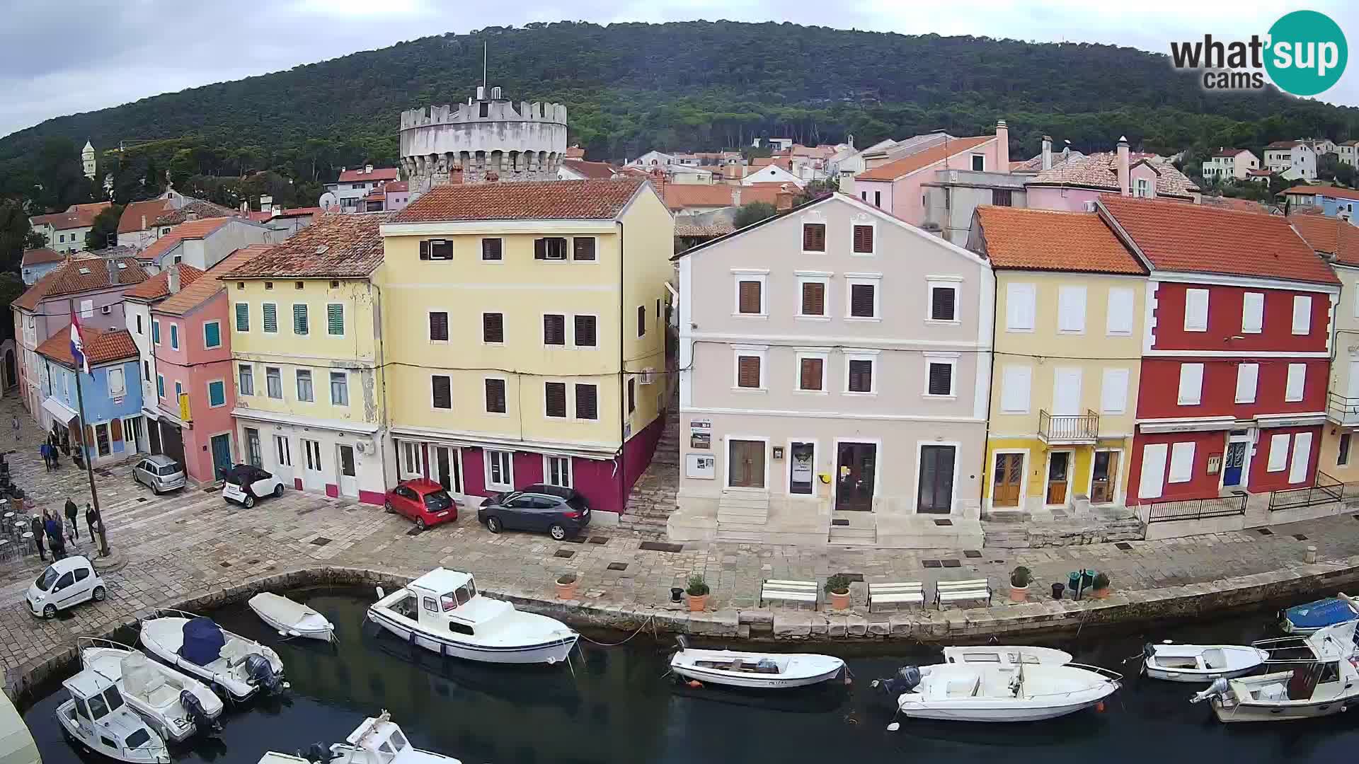 Lussingrande webcam – Piazzetta