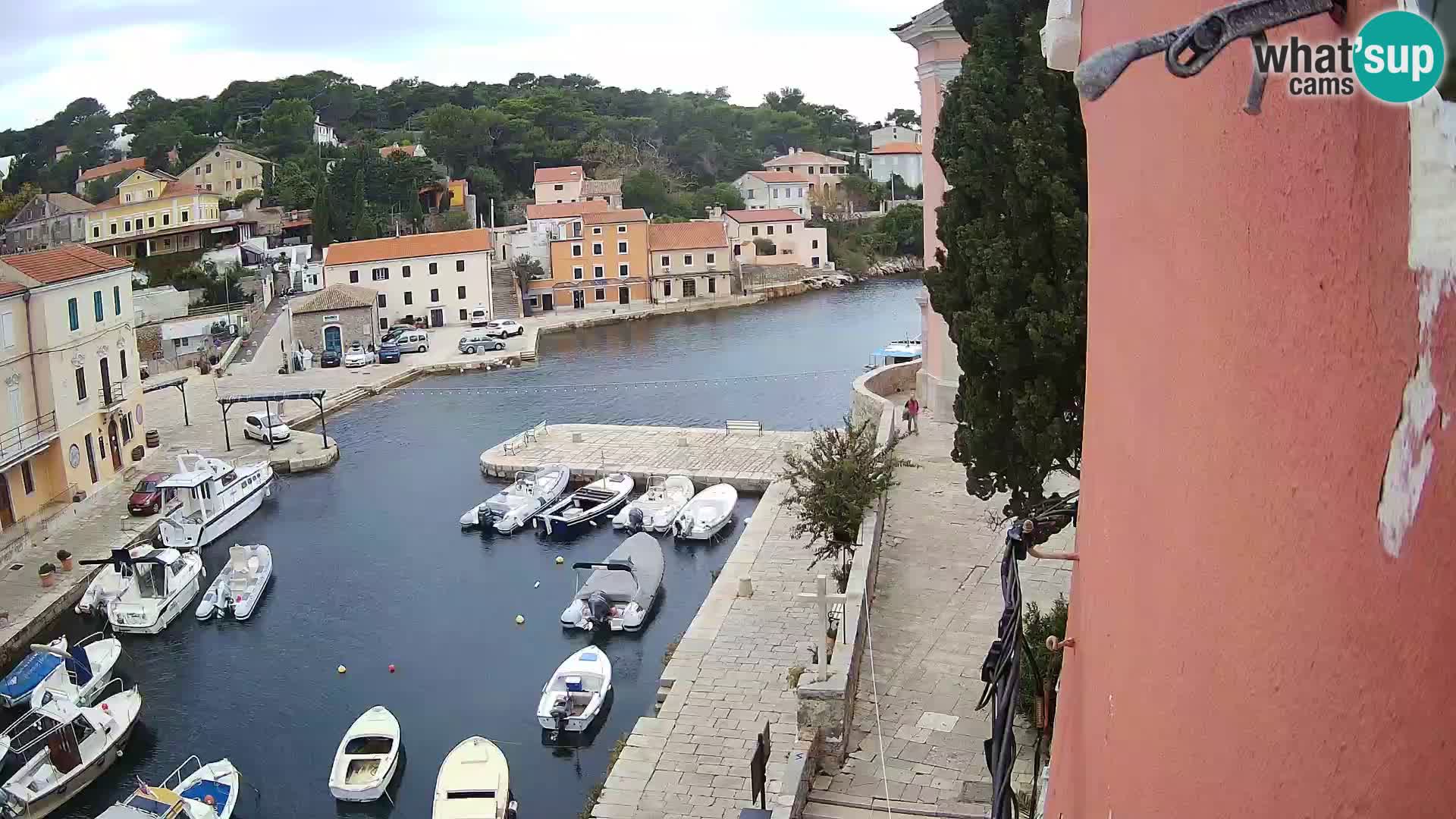 Veli Lošinj web kamera – trgič