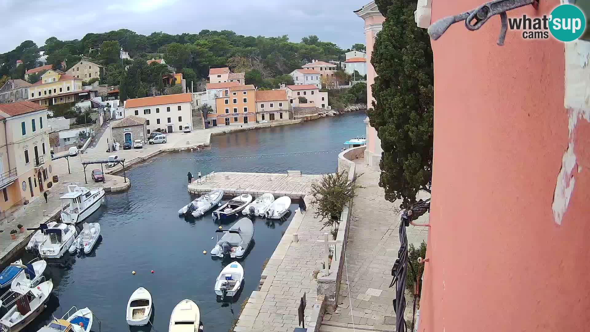 Veli Lošinj web kamera – trgič