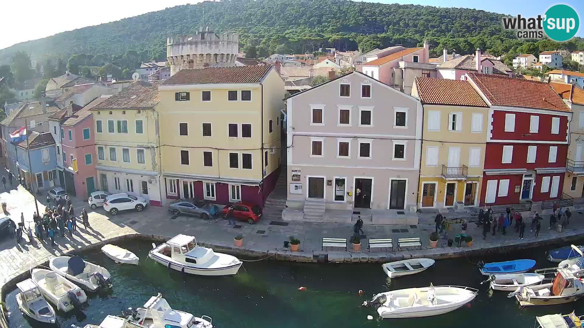 Veli Lošinj camera en vivo – plaza
