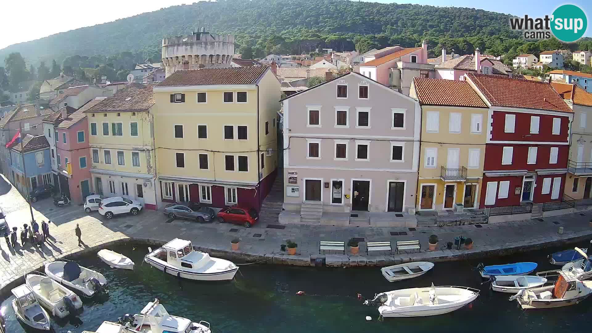 Veli Lošinj web kamera – trgič