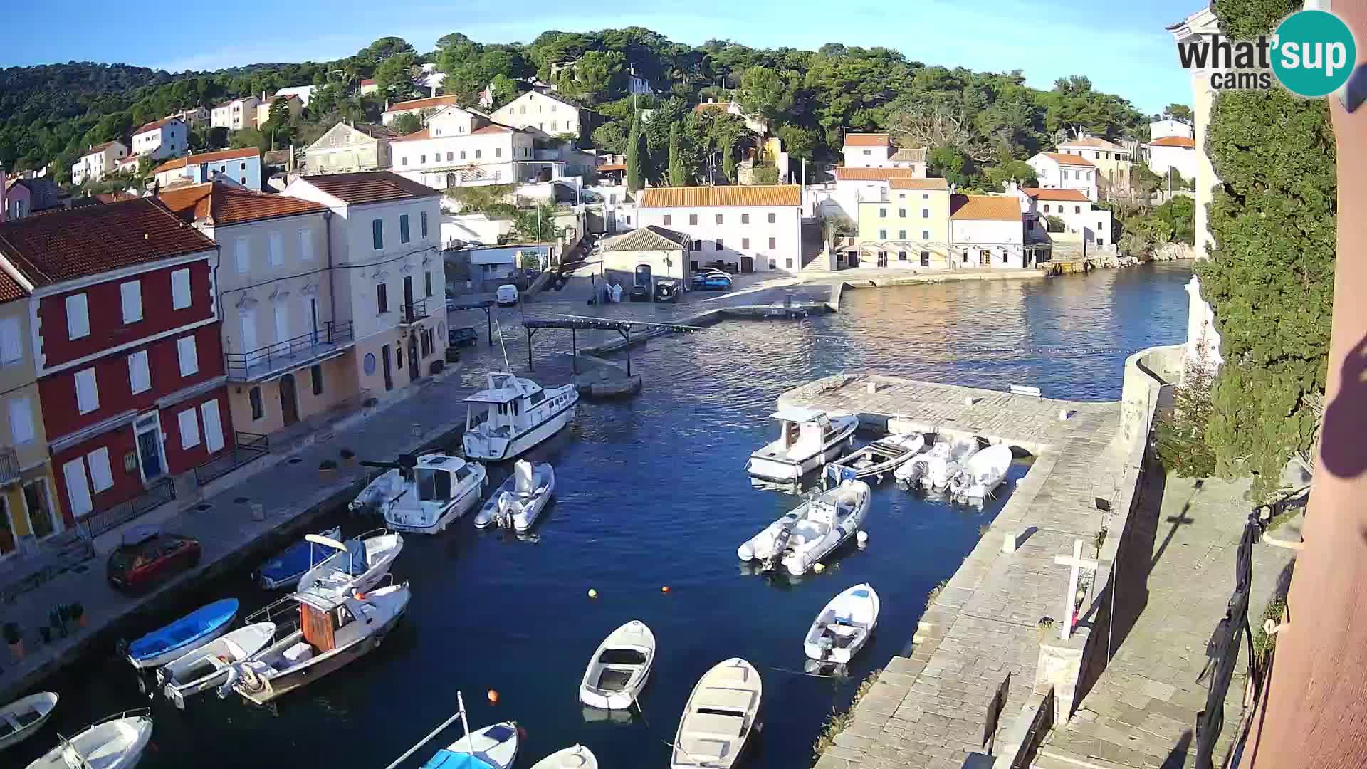 Veli Lošinj web kamera – trgič