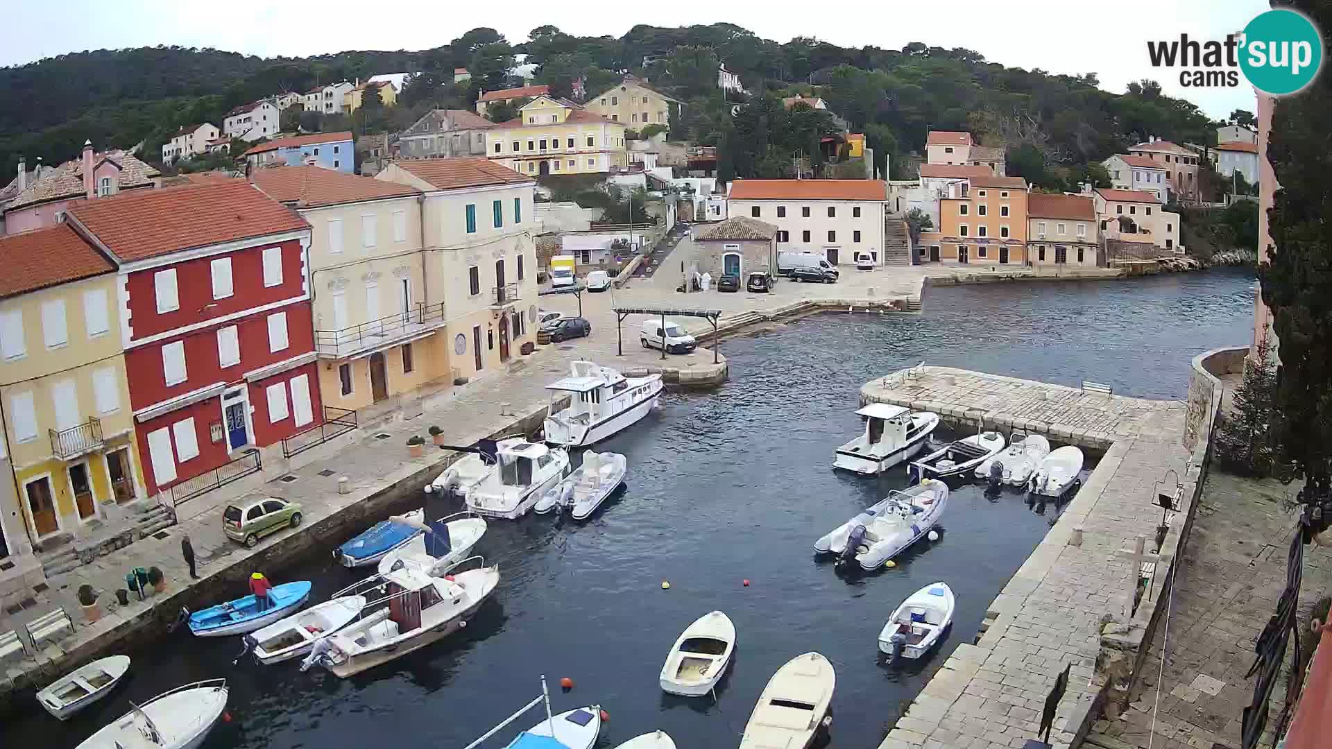 Veli Lošinj camera en vivo – plaza