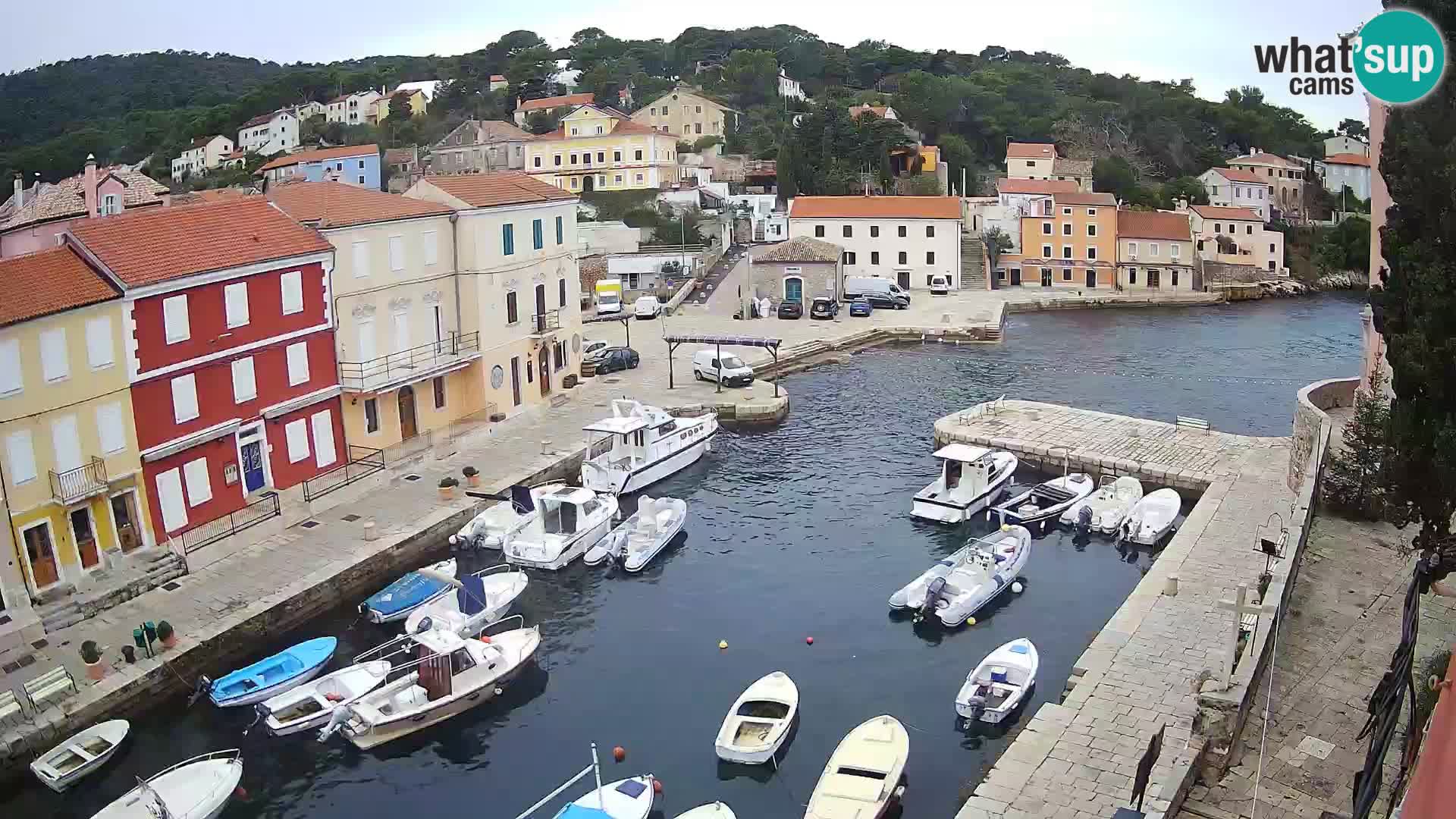 Lussingrande webcam – Piazzetta