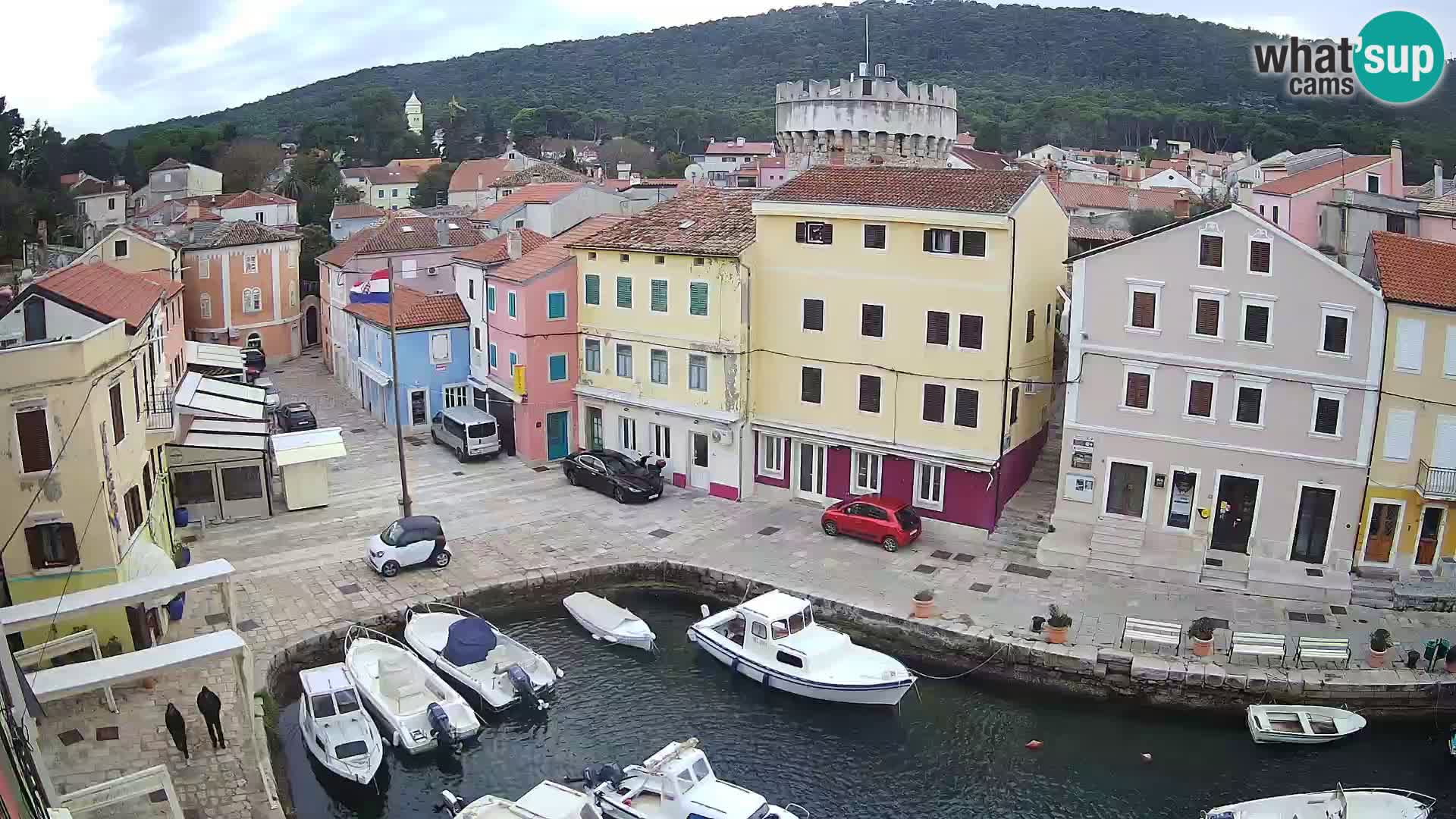 Veli Lošinj camera en vivo – plaza